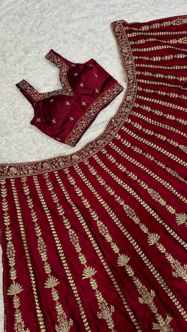 Bridal Silk Zari Work Lehenga for Elegant Weddings - MYLUXURY LANE ENTERPRISE